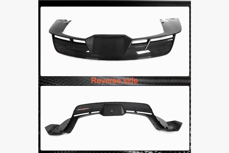 Tesla Model S 2012– Rear Bumper Diffuser (2021+, Carbon) Photo 6