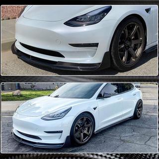 Front Bumper Lip V1 (2017-2023, Carbon) photo 4