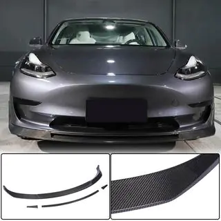 Front Bumper Lip V2 (2017-2023, Carbon) photo 1