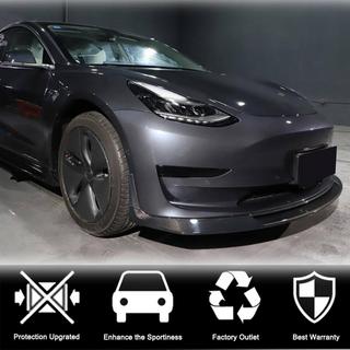 Front Bumper Lip V2 (2017-2023, Carbon) photo 3