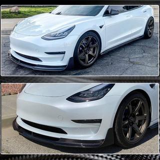 Front Bumper Lip V3 (2017-2023, Carbon) photo 4
