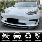 Tesla Model 3 2017- Front Bumper Lip V5 (2017-2023, Carbon) photo 2