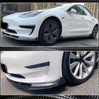 Tesla Model 3 2017- Front Bumper Lip V5 (2017-2023, Carbon) photo 3