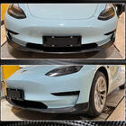Tesla Model 3 2017- Front Bumper Lip V6 (2017-2023, Carbon) photo 4