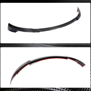 Front Bumper Lip V7 (2017-2023, Carbon) photo 4