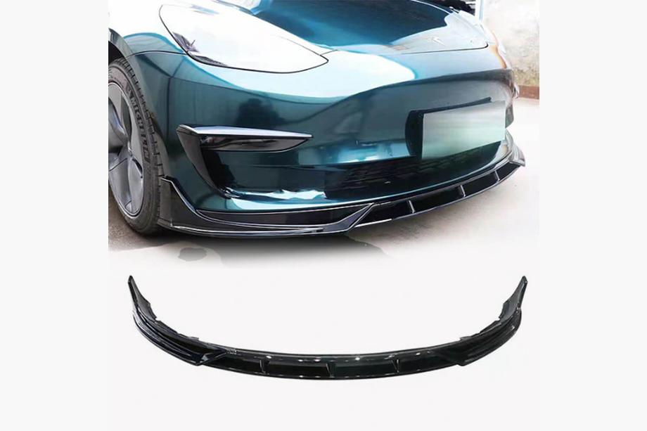 Tesla Model 3 2017- Front Bumper Lip ABS (2023-2025) Image