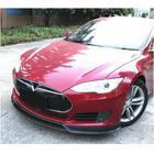 Tesla Model S 2012– Front Bumper Lip V2 (2012-2016, Carbon) photo 2