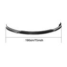 Tesla Model S 2012– Front Bumper Lip V2 (2012-2016, Carbon) photo 6