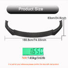 Tesla Model S 2012– Front Bumper Lip Carbon V3 (2021-2023) photo 4