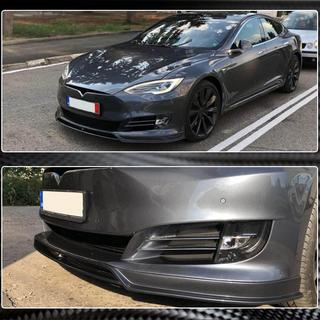 Front Bumper Lip Spoiler (2016-2021, Carbon) photo 4