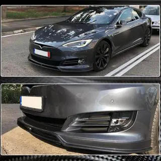 Front Bumper Lip Spoiler (2016-2021, Carbon) photo 4