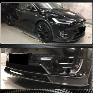 Front Bumper Lip Spoiler (2015-2021, Carbon) photo 4