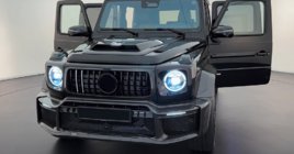 Mercedes G class W465 2025- Radiator Grille Frame Carbon V1 photo 1