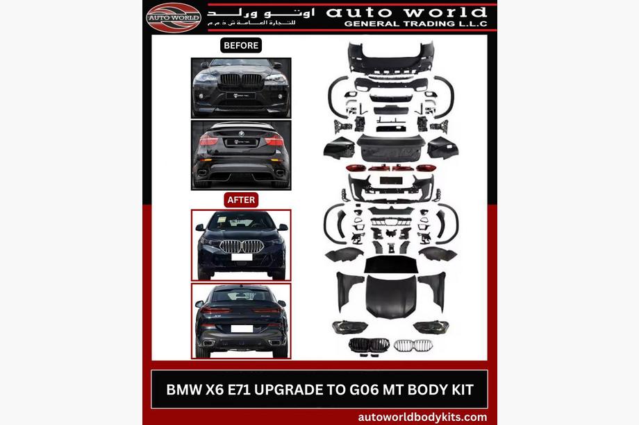BMW X6 E71 2008–2014 Facelift Body Kit to G06 LCI (2023+) Image