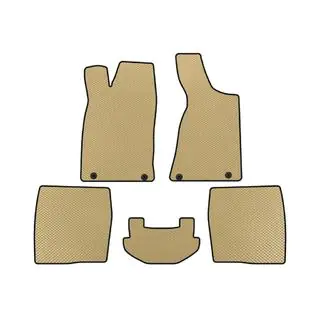 EVA Floor Mats (1987-1991, Sedan, Beige)