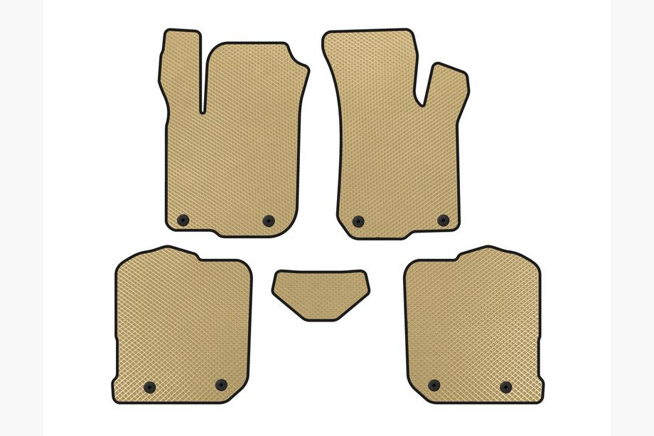 Audi A3 1996-2003 EVA Floor Mats (HB, Beige) Image