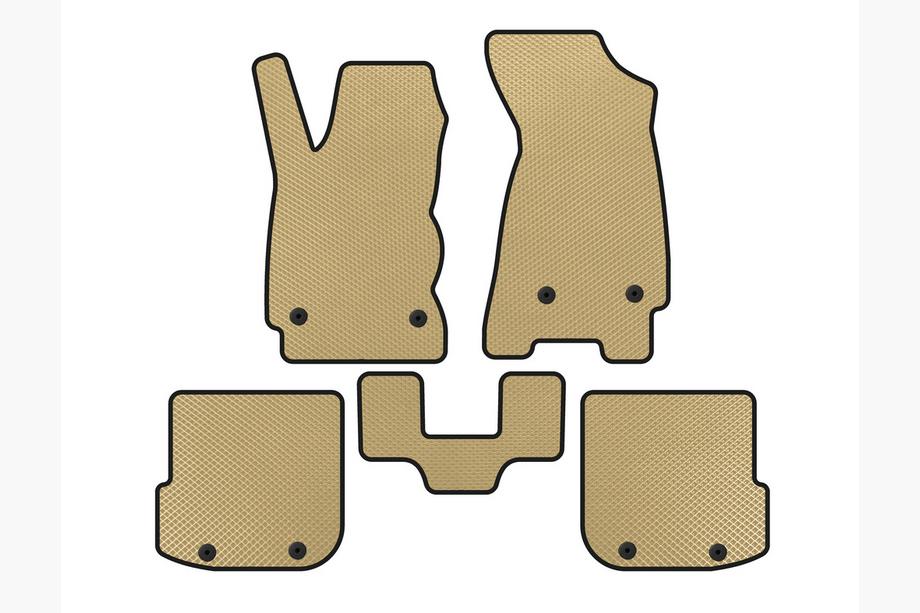 Audi A4 B5 1994–2001 EVA floor mats (Avant, Beige) Image