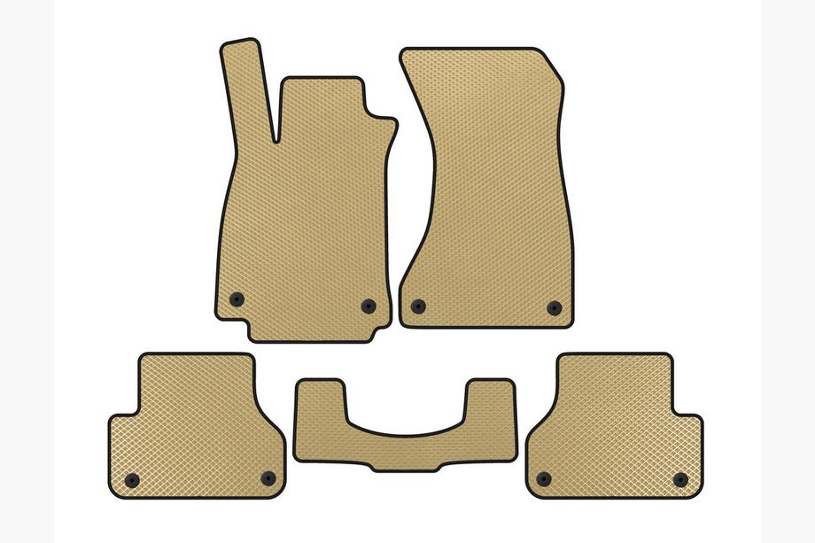 Audi A5 2016-2025 EVA floor mats V1 (Sportback, Beige) Image