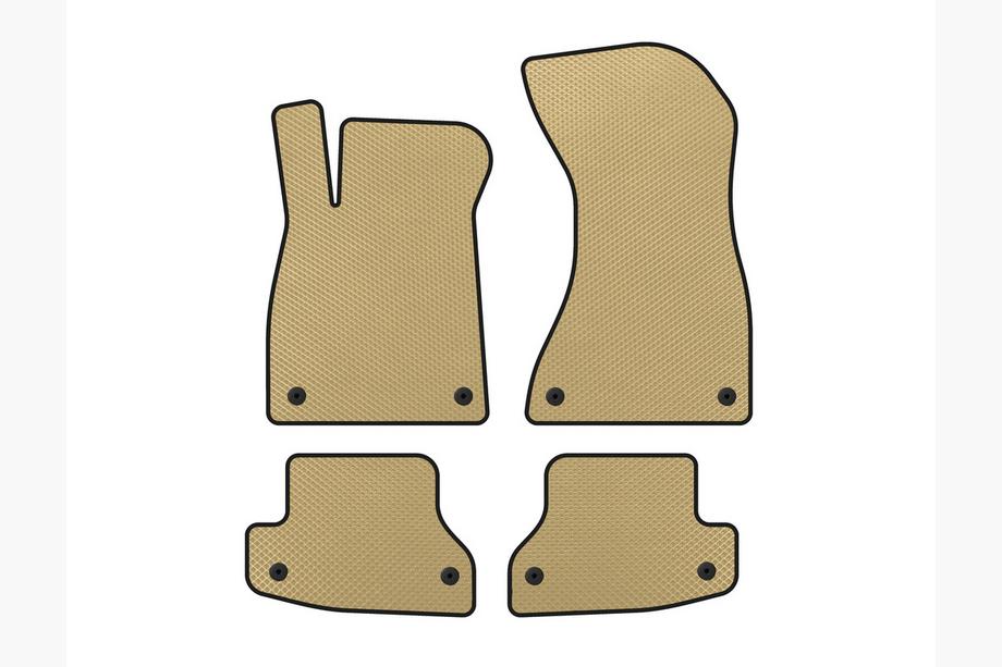 Audi A5 2016-2025 EVA Floor Mats (Coupe, Beige) Image