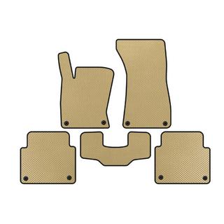 EVA Floor Mats (Short, Beige) Audi A8 2002-2009