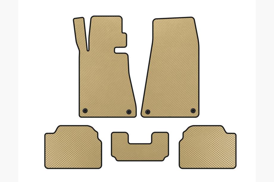 BMW 5 Series E34 1988-1995 EVA Floor Mats (Beige) Image