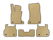 BMW 7 Series F01/F02 2008-2015 EVA Floor Mats (for F01, Beige) photo 4