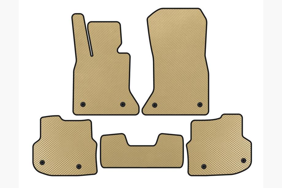 BMW 5 Series F10/F11 2010–2016 Floor mats 2010-2013 (EVA, beige) Image