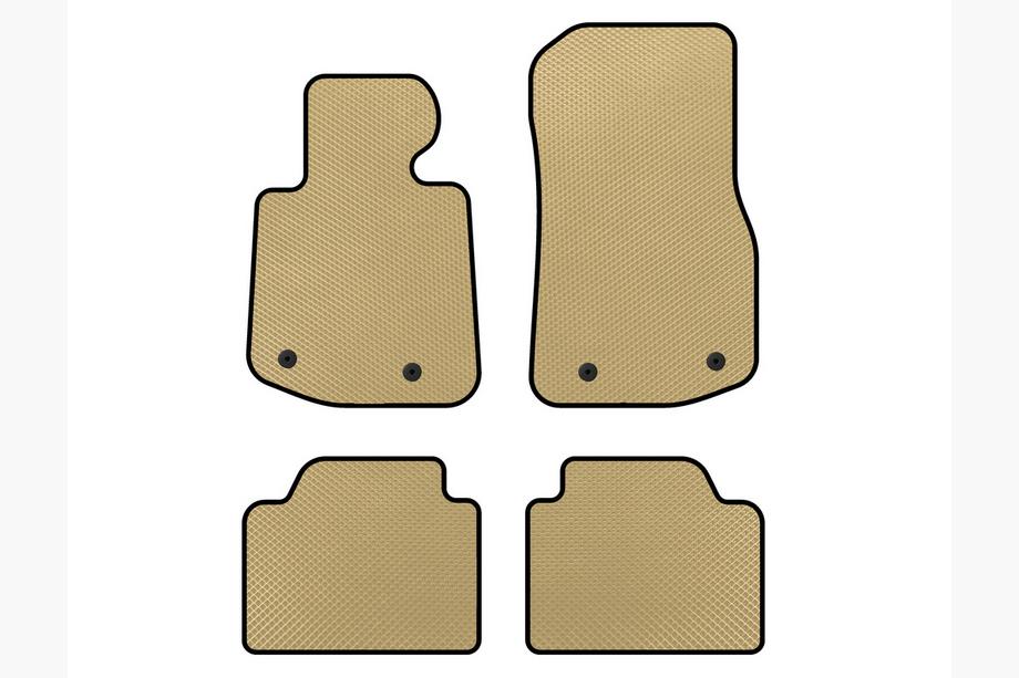 BMW 4 Series F32/F33/F36 2012-2020 EVA Floor Mats V2 (Beige) Image