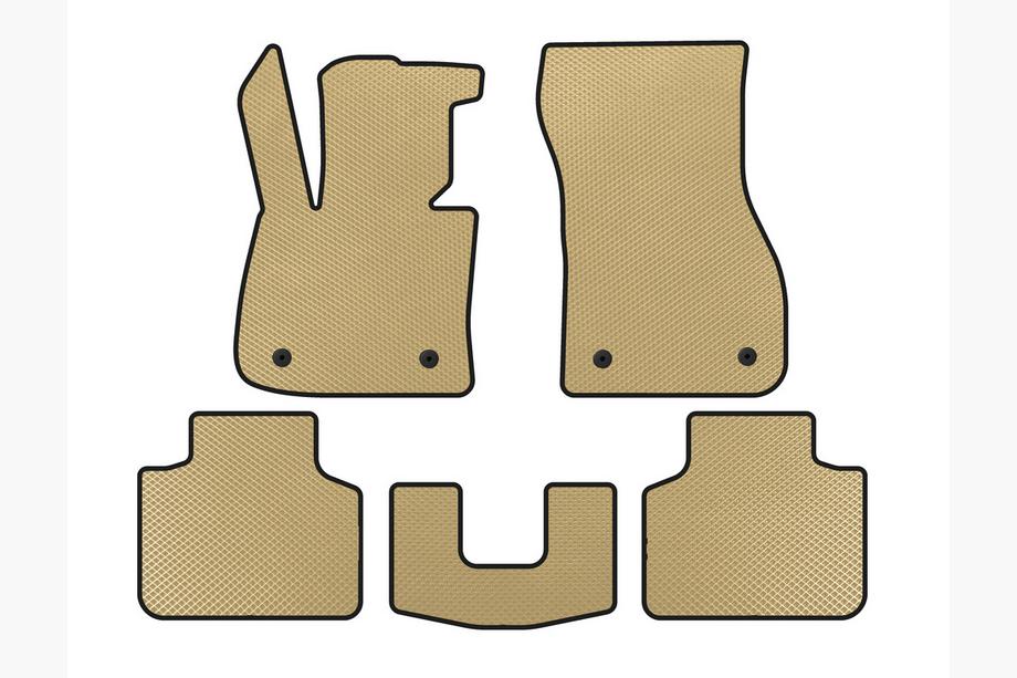BMW 2 Series Active Tourer F45/F46 2014-2021 EVA Floor Mats (for F45, Beige) Photo 1
