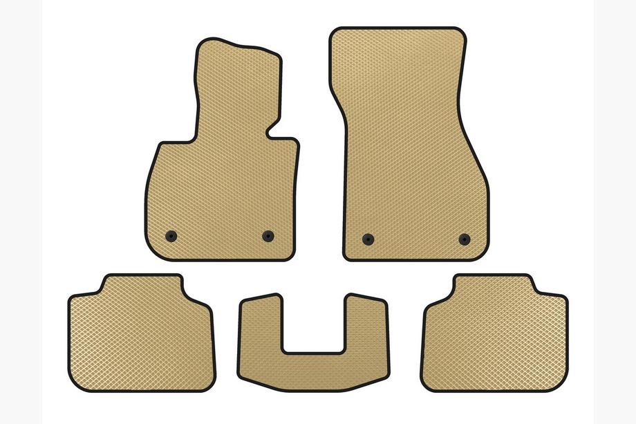 BMW X1 F48 2015-2022 EVA Floor Mats (Beige) Photo 1