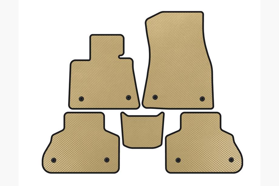 BMW X5 G05 2019–2026 EVA Floor Mats (Beige) Image