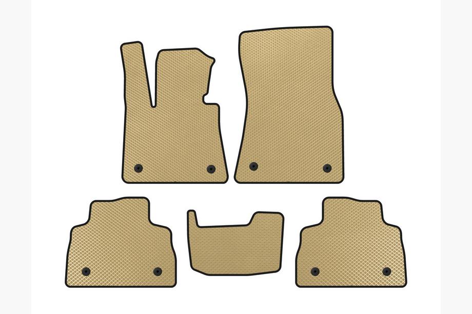 BMW X6 G06 2019–2027 EVA Floor Mats (Beige) Image
