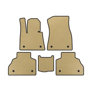 EVA Floor Mats (2 Rows, Beige) BMW X7 G07 2019-