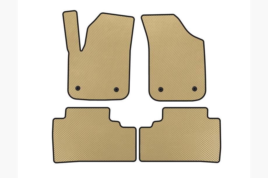 Buick Envision 2014-2020 EVA Floor Mats (Beige) Image