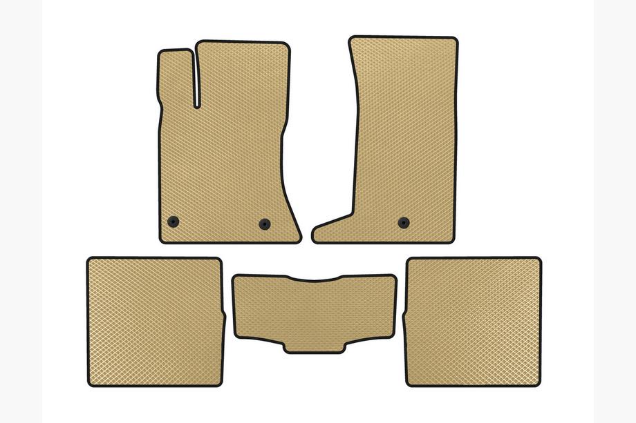 Cadillac SRX 2004-2009 EVA Floor Mats (Beige) Image