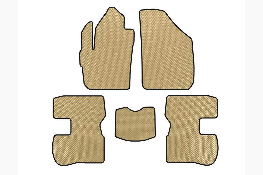 Chery Kimo 2007-2015 EVA Floor Mats (Beige) Image