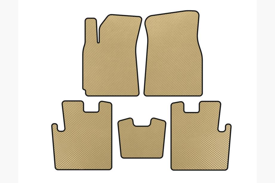 Chery Tiggo 1 2005-2016 EVA Floor Mats (2009-2013, Beige) Image