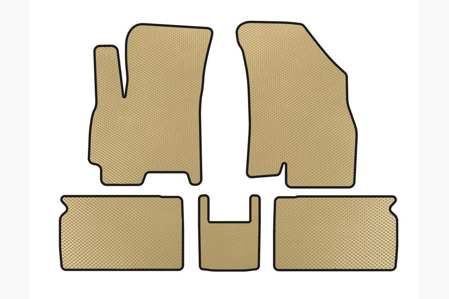 Chery Tiggo 4 2017- EVA Floor Mats (Beige) Image