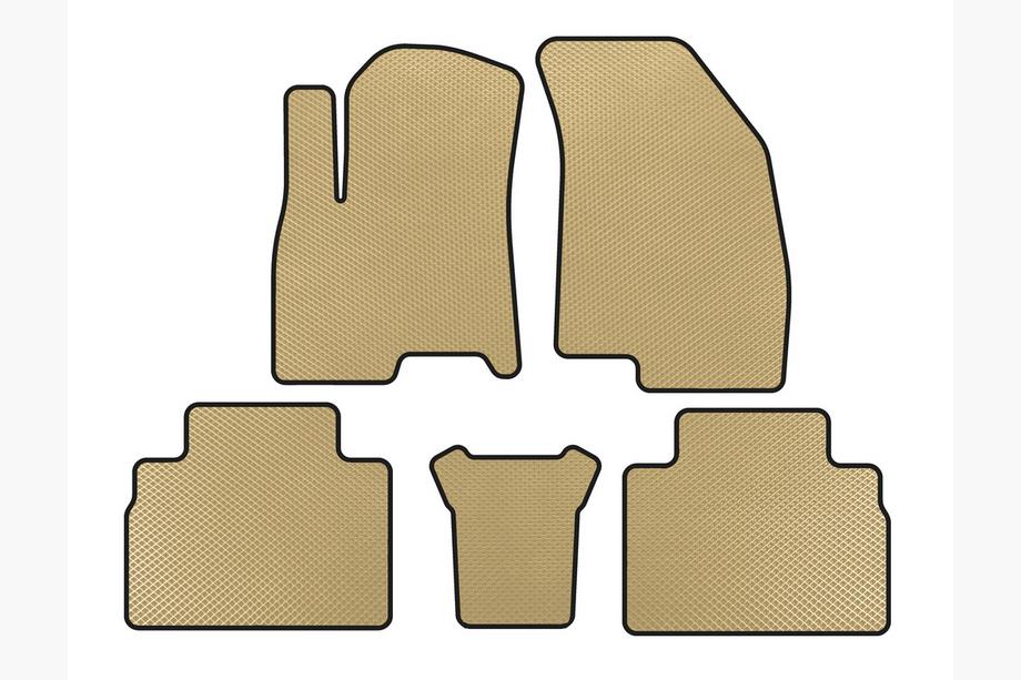 Chery Tiggo 8 2017- EVA Floor Mats (Beige) Image