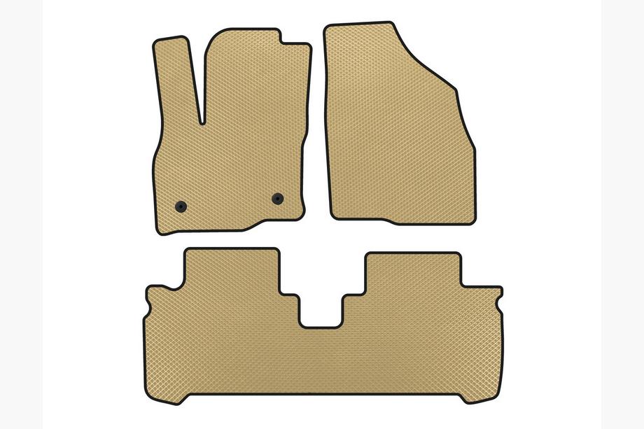 Chevrolet Bolt 2016-2023 EVA Floor Mats (Beige) Image