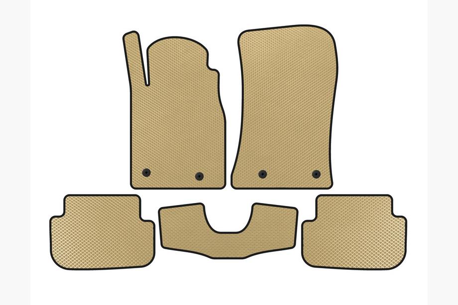 Chevrolet Camaro 2009-2015 EVA Floor Mats (Beige) Image