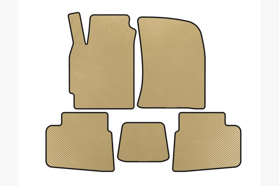 Chevrolet Evanda 2000-2006 EVA Floor Mats (Beige) Image