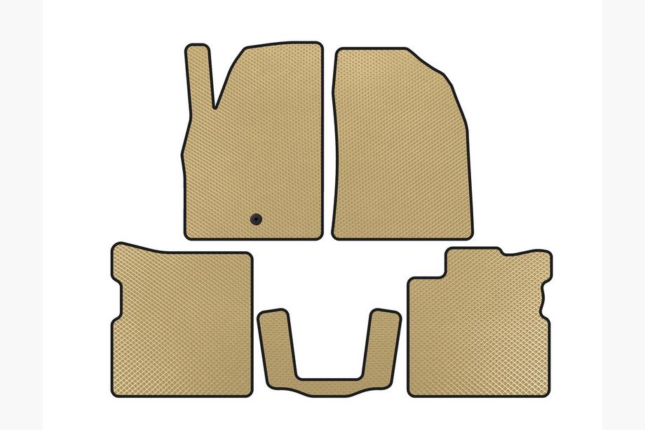 Chevrolet HHR 2005-2011 EVA Floor Mats (Beige) Image