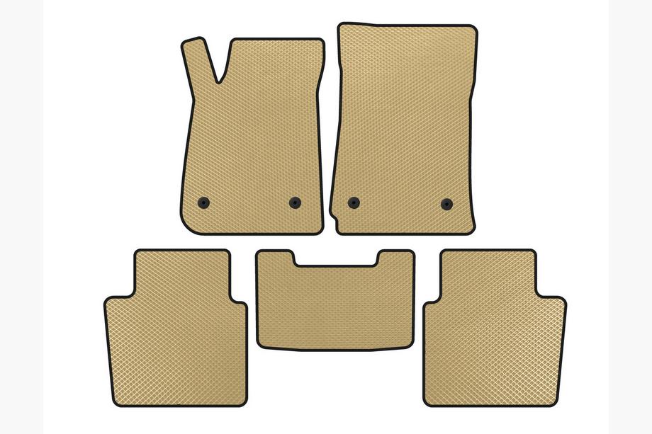 Chevrolet Impala 2013-2020 EVA Floor Mats (SD, Beige) Image