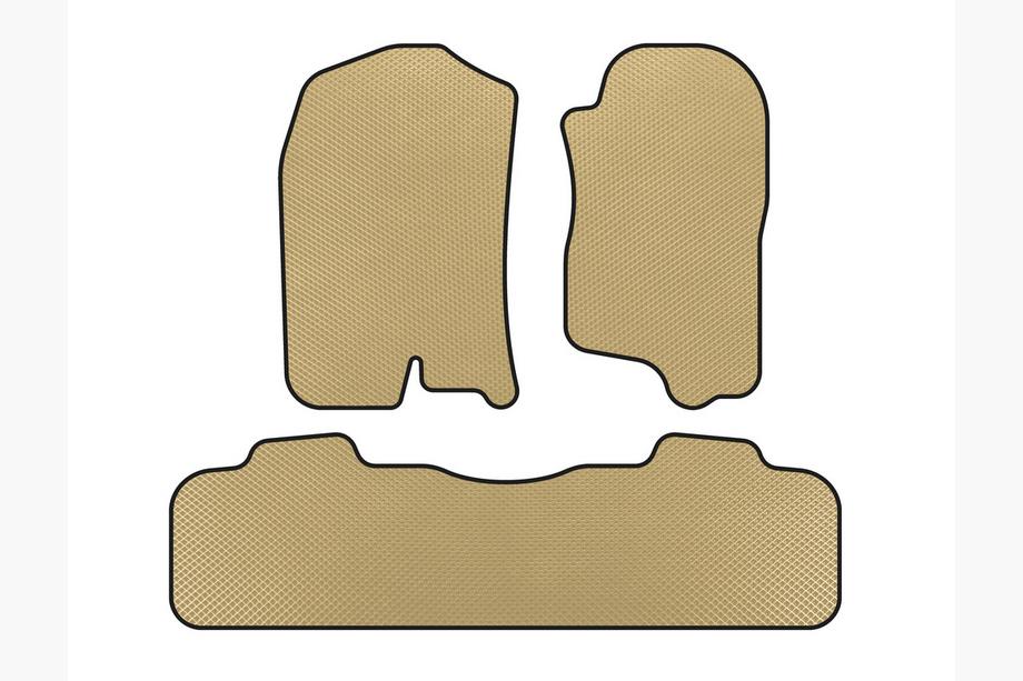 Chevrolet Tahoe 2007-2014 EVA Floor Mats (2 Rows, 2007-2014, Beige) Image