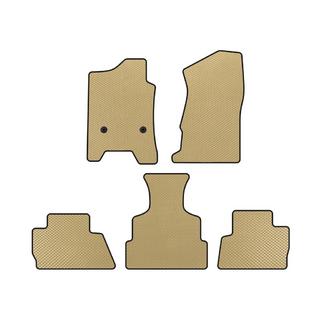 EVA Floor Mats (2014-2020, Beige) Chevrolet Tahoe 2014-2019