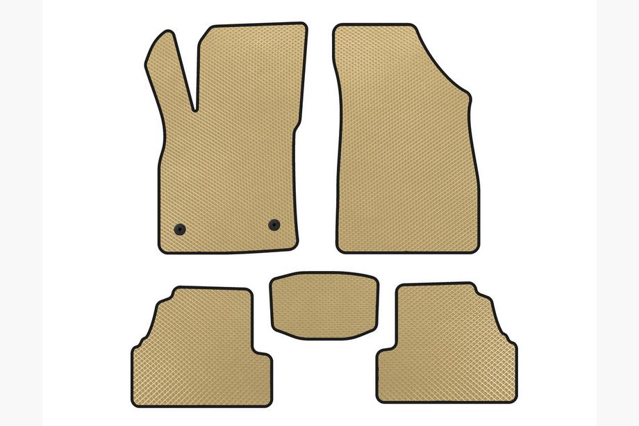 Chevrolet Trax 2012-2023 EVA Floor Mats (2019-2023, Beige) Image