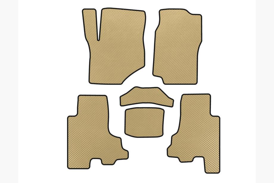 Chevrolet Trailblazer 2002-2012 EVA Floor Mats (Beige) Image