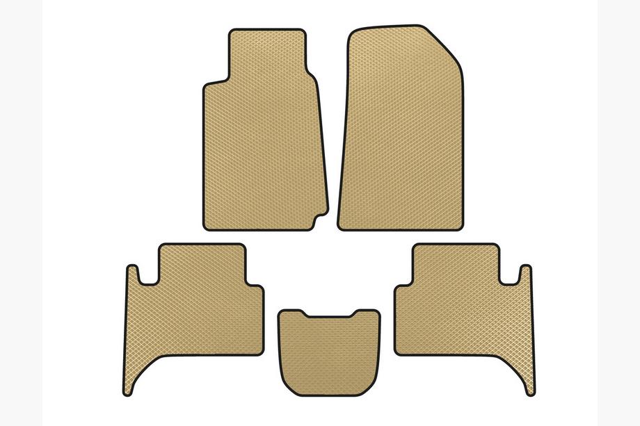 Chevrolet Trailblazer 2012-2019 EVA Floor Mats (2 Rows, Beige) Image