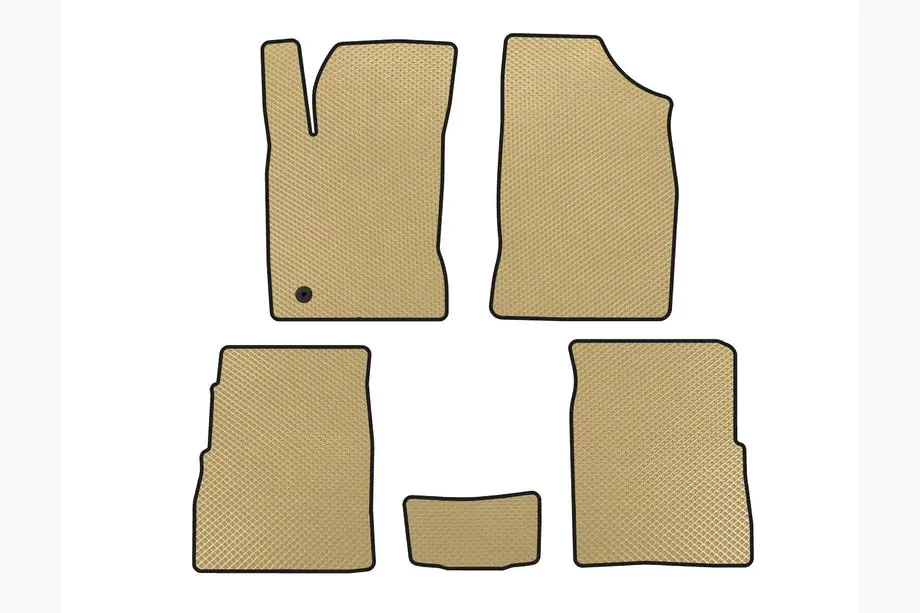 Chrysler PT Cruiser 2000-2010 EVA Floor Mats (Hatchback, 5-Door, Facelift, Beige) Image